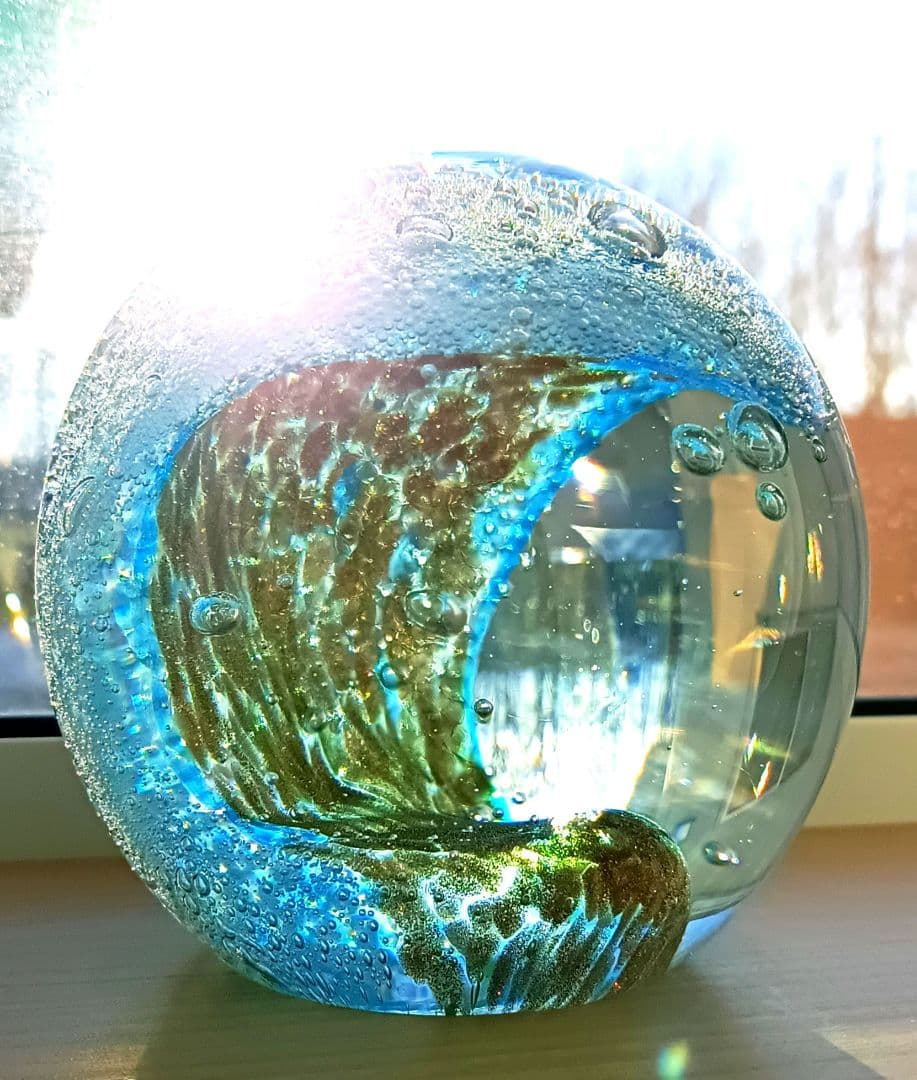 開運絵画　❀特大レイキボール金運強化❀