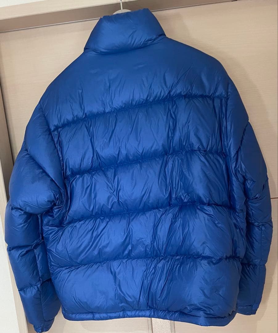美品　marmot ジーンズファクトリー別注ダウンジャケット　Lサイズ　ブルー