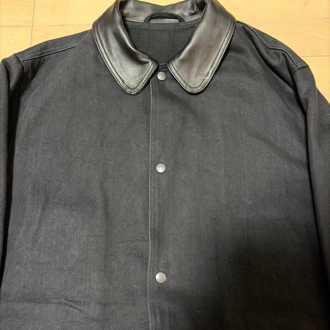 最安　COMOLI タグあり　デニムレザーワークジャケット 2 2024AW