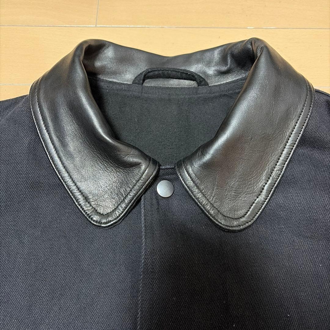 最安　COMOLI タグあり　デニムレザーワークジャケット 2 2024AW