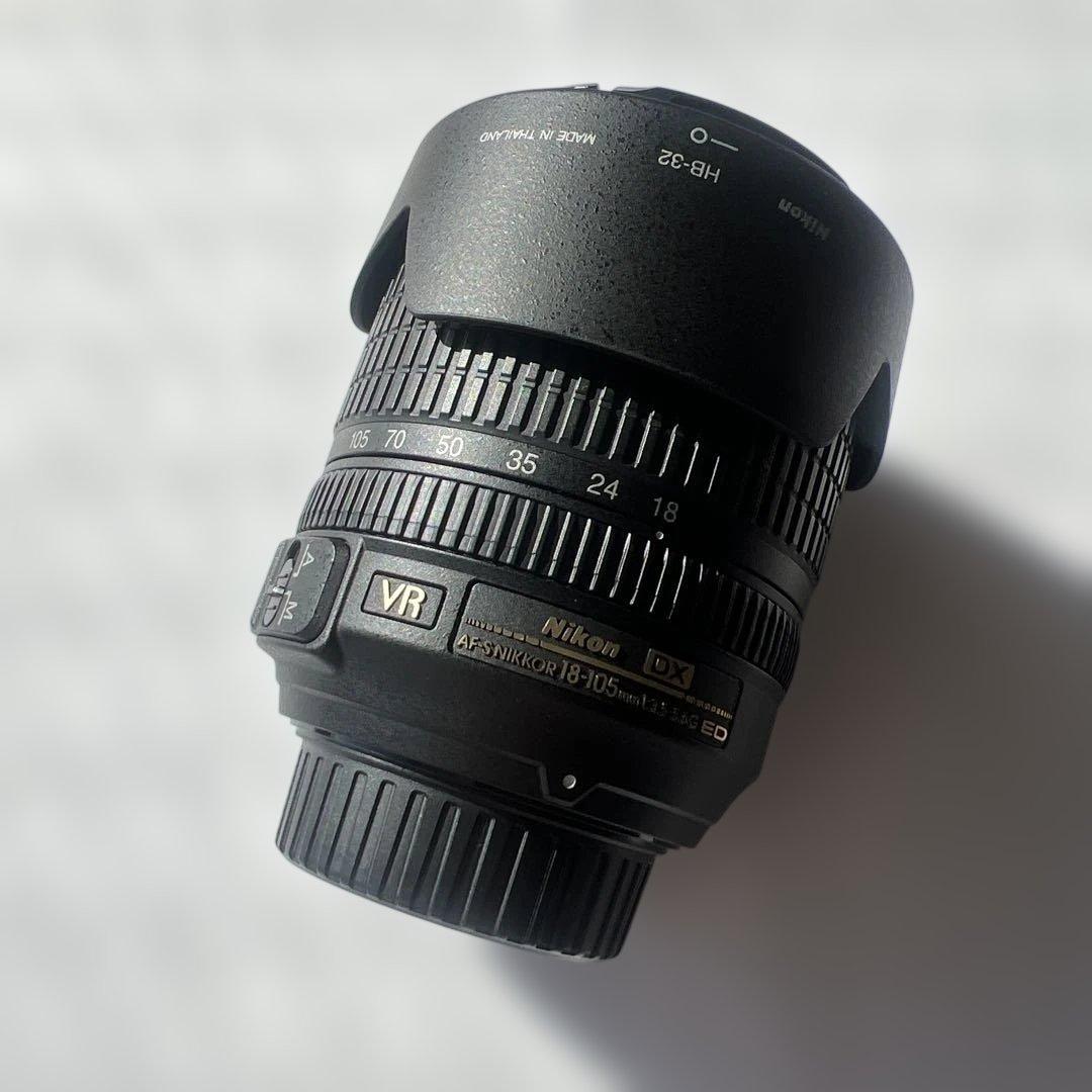 AF-S NIKKOR 18-105mm f/3.5-5.6G ED VRレンズ