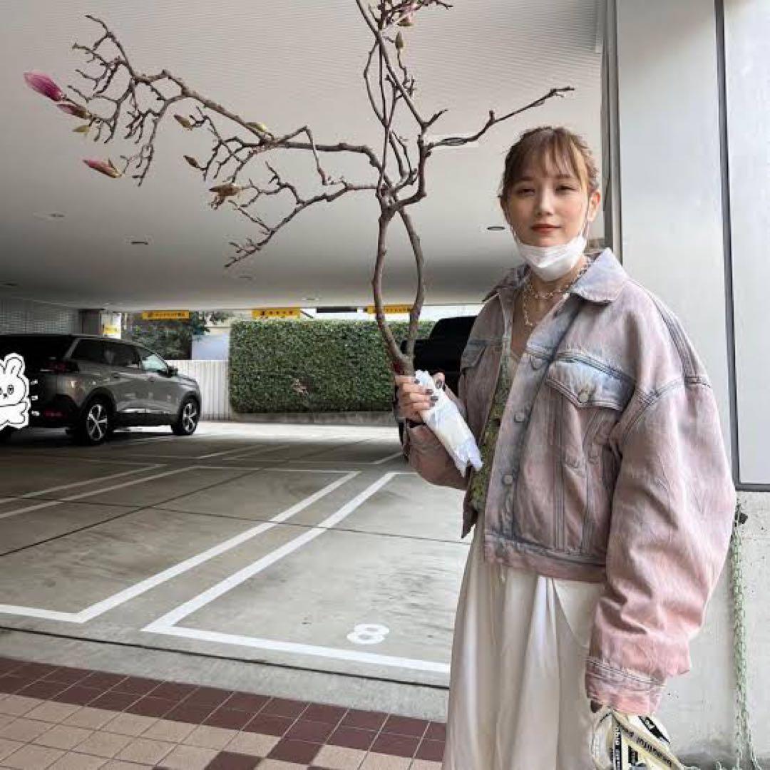 Acne Studios デニム ジャケット ピンク 本田翼着用モデル