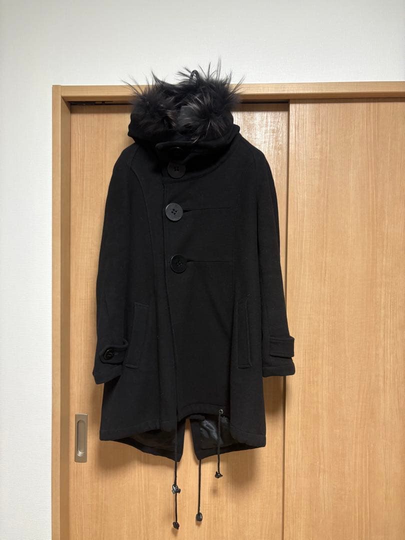 GADGET GROW ブラックモッズコート