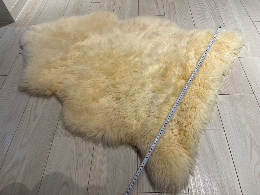 【値下げ】BOWRON シープスキンラグ ムートンラグ　ニュージーランド製