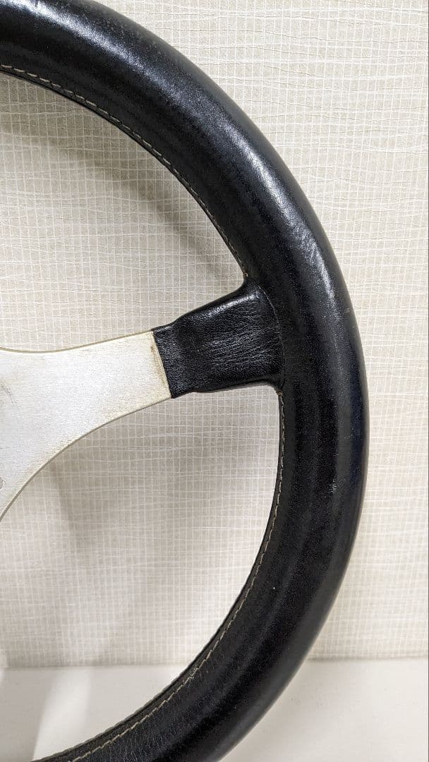 モモ　momo ジャッキースチュワート　ステアリング 旧車　約35π　当時物　太