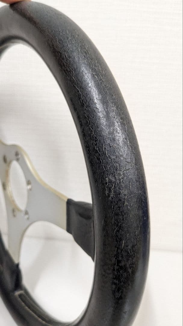 モモ　momo ジャッキースチュワート　ステアリング 旧車　約35π　当時物　太