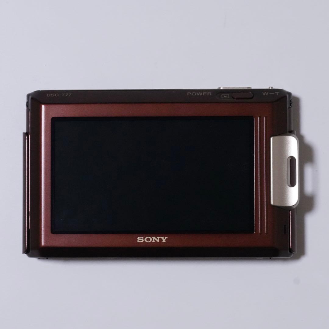 SONY Cyber-shot DSC-T77 ブラウン デジタルカメラ