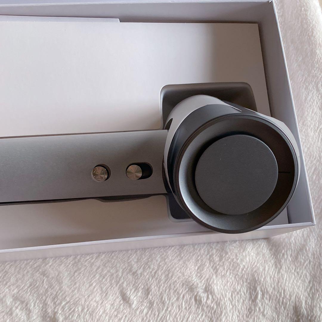 ★❣️大特価❣️ヘアドライヤー 大風量 グレー 速乾 静音 LEDライトリング