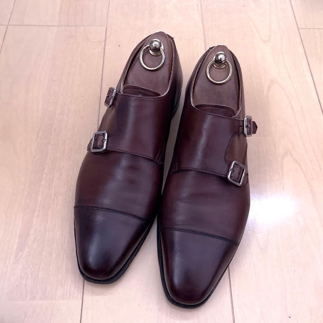 673 .CROCKETT&JONES LOWNDES ダブルモンク 6.5E