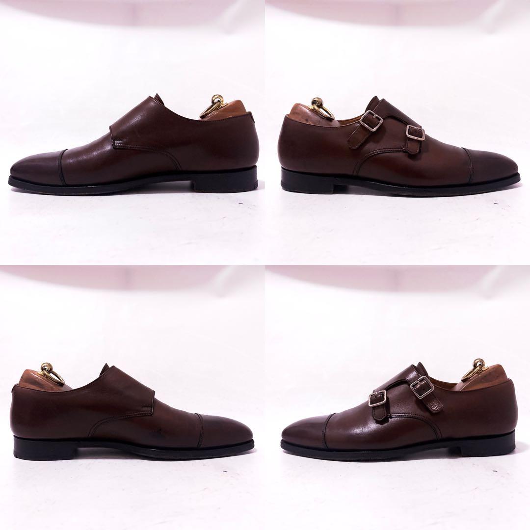 673 .CROCKETT&JONES LOWNDES ダブルモンク 6.5E
