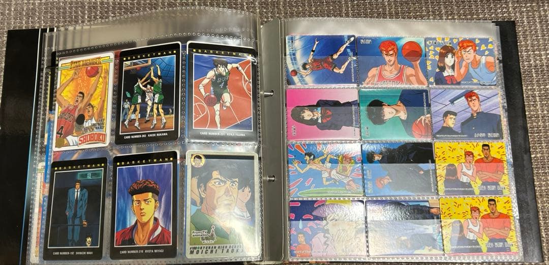 スラムダンクカード　124枚　ファイル付き　当時物