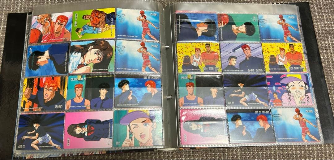 スラムダンクカード　124枚　ファイル付き　当時物