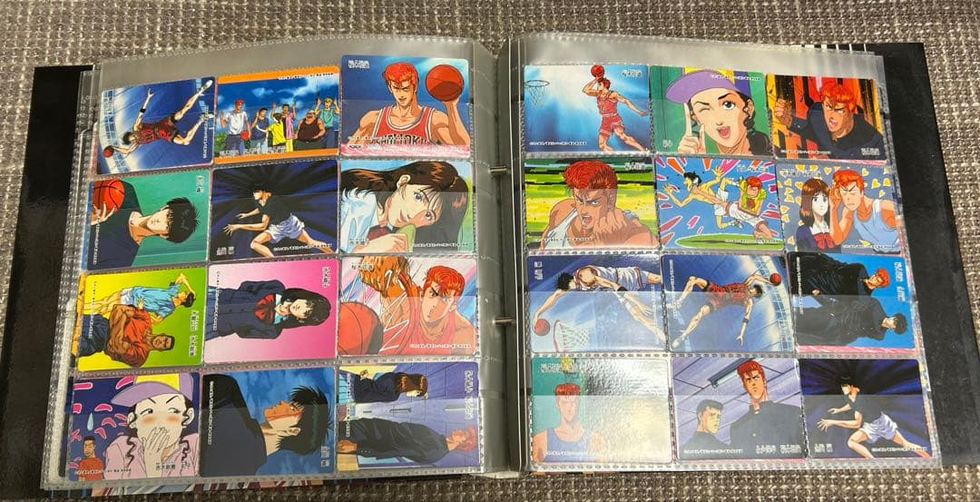 スラムダンクカード　124枚　ファイル付き　当時物