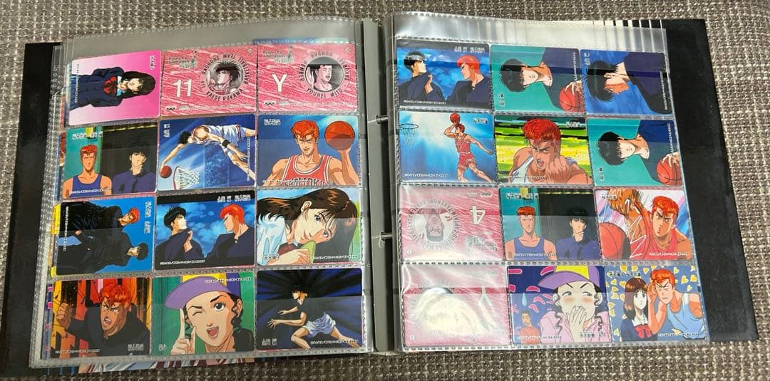 スラムダンクカード　124枚　ファイル付き　当時物