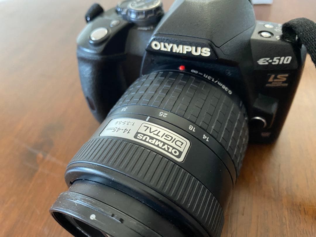 【美品】OLYMPUS E-510 デジタル一眼レフカメラ、標準ズームレンズ