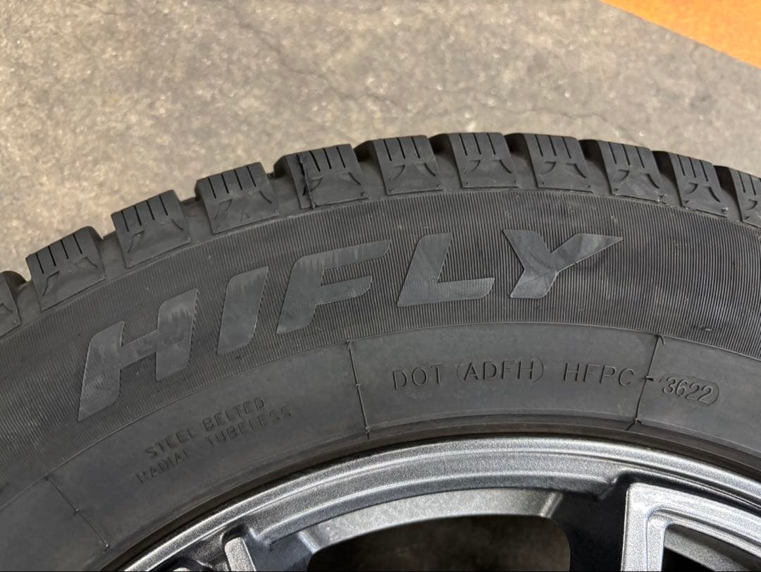 Hifly 16インチ スタッドレスタイヤ ホイールセット 4本