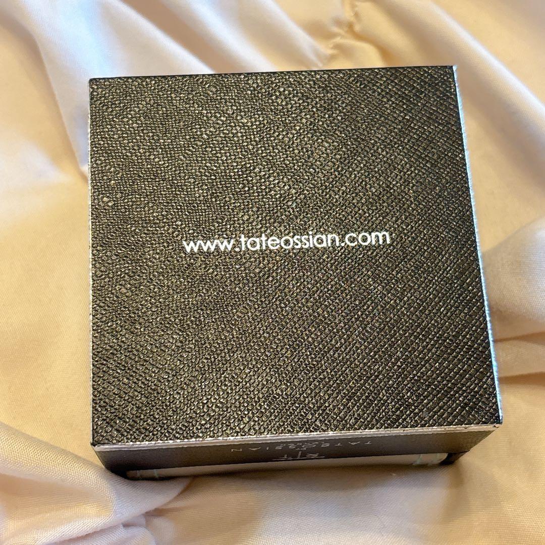 み*ぃ様 未使用 タテオシアン グリッドロング タイバー ガンメタル ネクタイピ