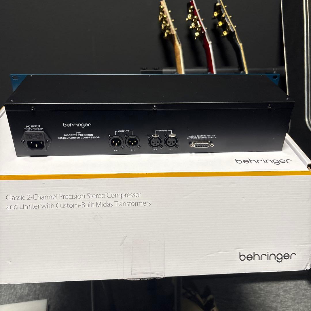 Behringer 369 2チャンネルコンプレッサー&リミッター