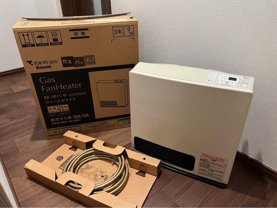 東京ガス ガスファンヒーター RR-4011-W