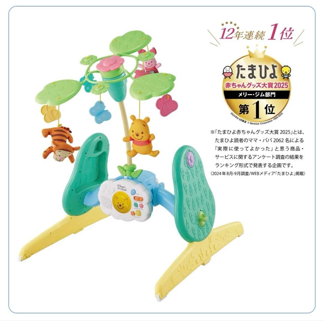 えらべる回転６ＷＡＹジムにへんしんメリー プラス くまのプーさん　2025 最新