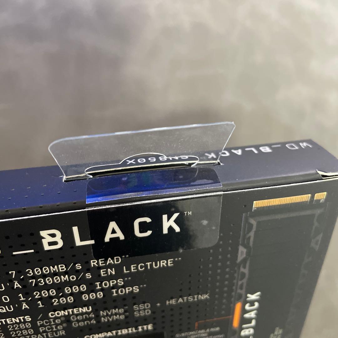 開封済み未使用品 WD_BLACK SN850X 2TB NVMe SSD