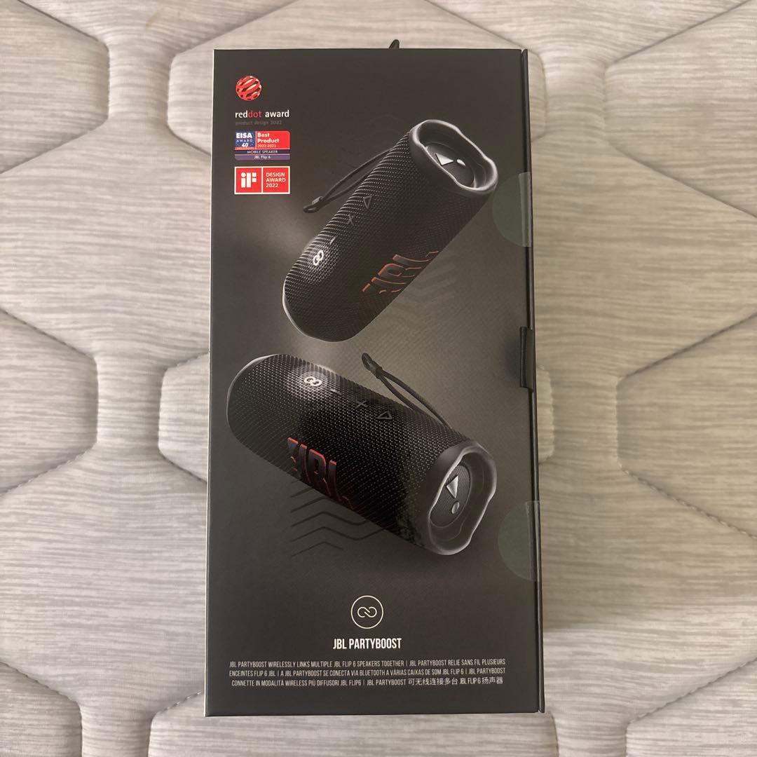 【新品・未開封】JBL Flip6 ポータブルウォータープルーフスピーカー