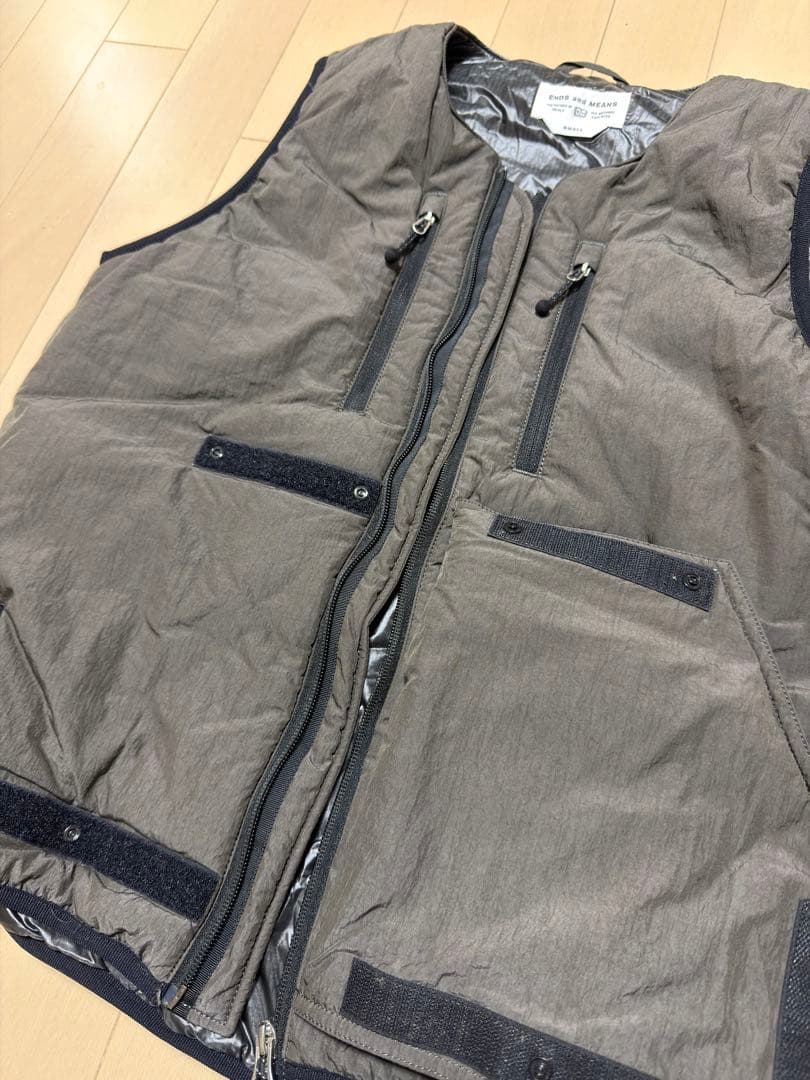 ends and means Tactical Puff Vest エンズ
