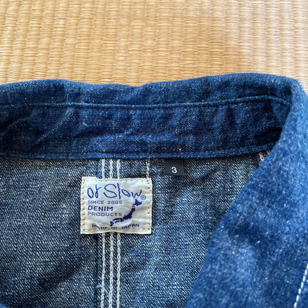 orSlow インディゴデニム カバーオール サイズ3