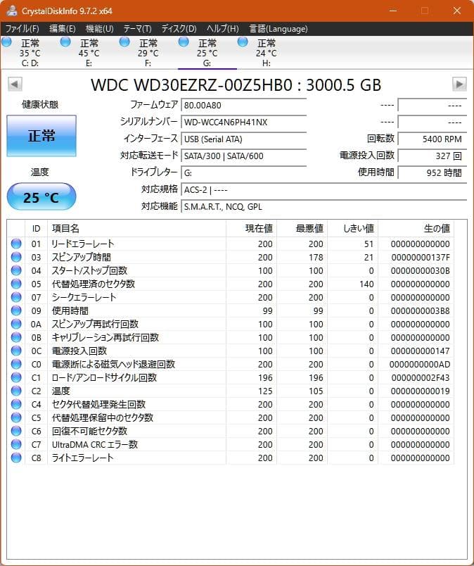 【3TB】× 2台組【計6TB】　内蔵型ハードディスクドライブ WD Blue