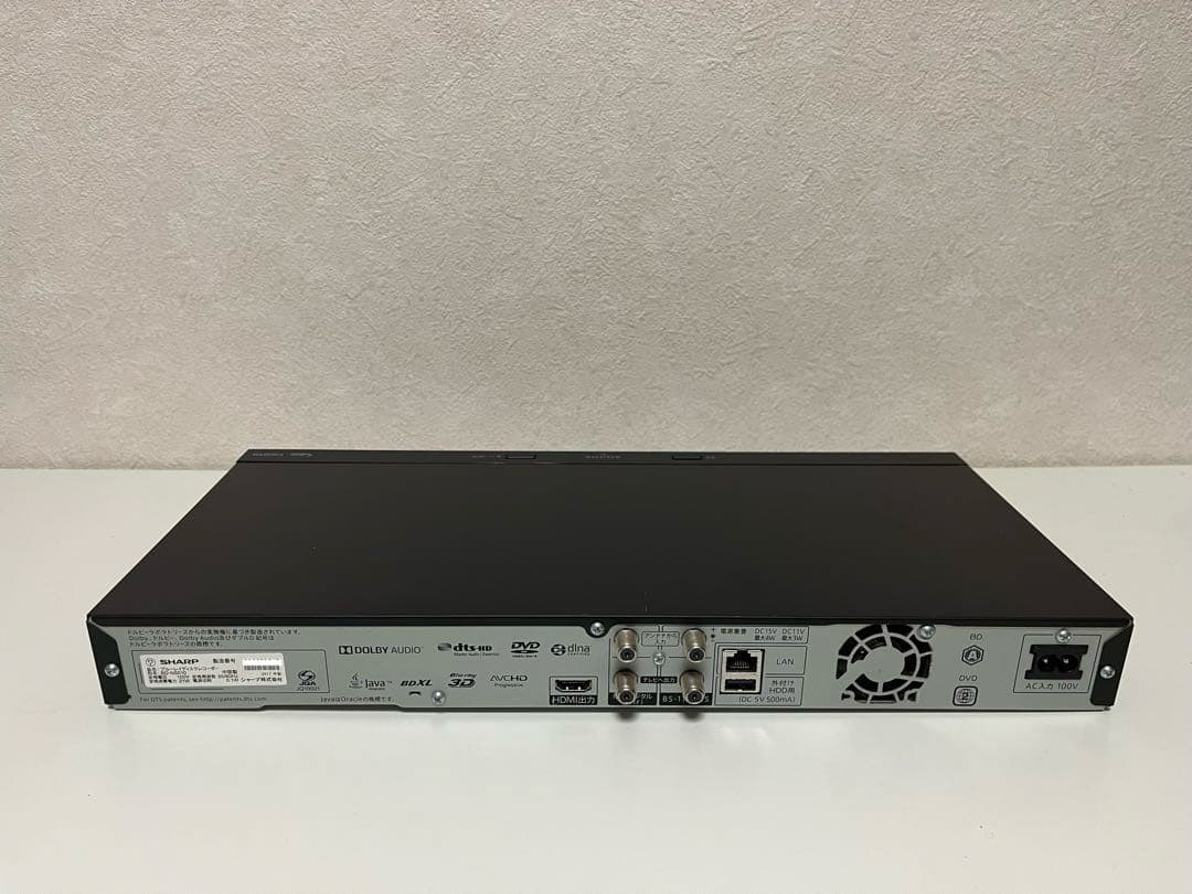 SHARP AQUOS Blu−ray レコーダー BD-NS510