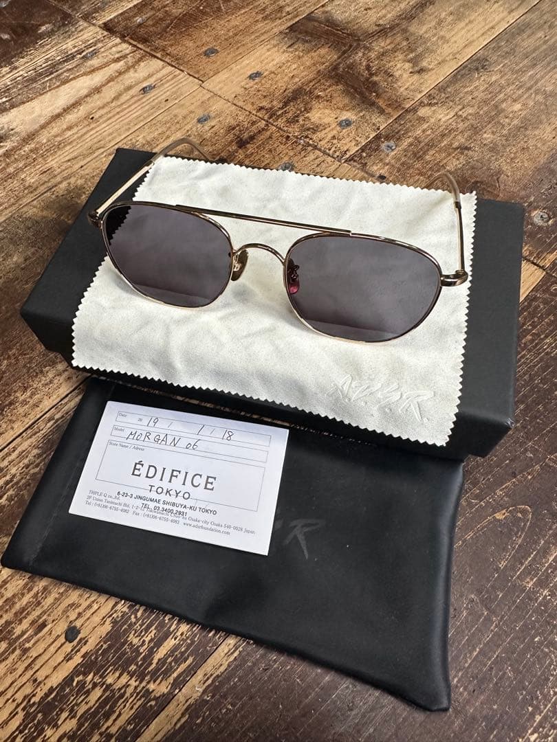 A.D.S.R モーガン Morgan ゴールドフレーム サングラス