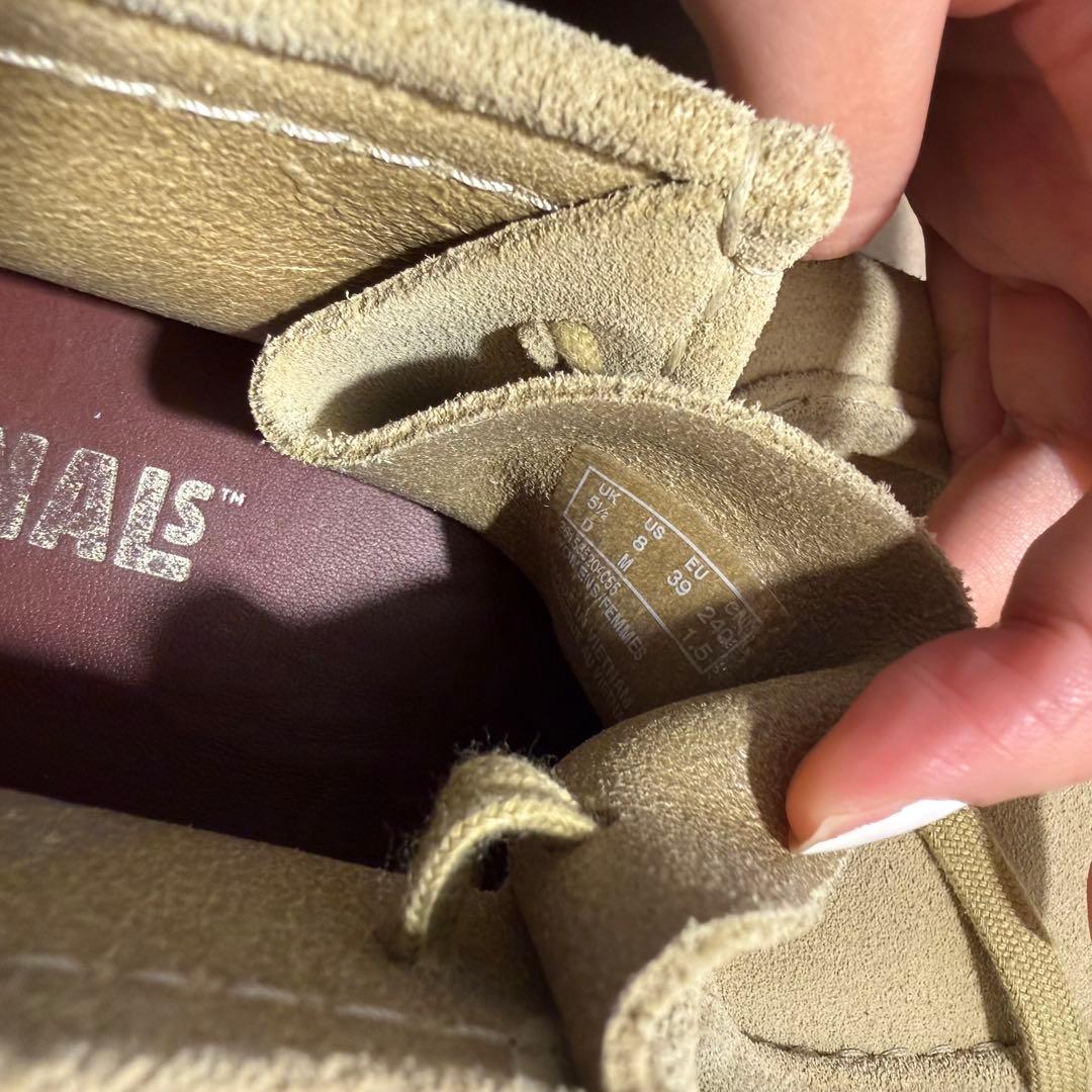 クラークス Clarks ワラビー メープルスエード ベージュ 39
