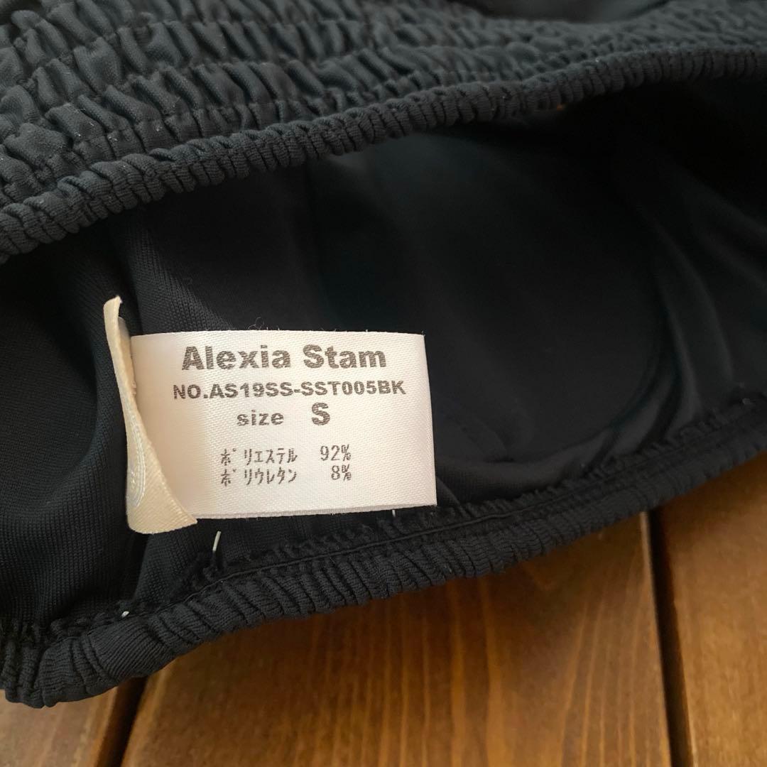 アリシアスタン　ビキニ　トップス　中町綾着用　ブラック　ワンショルダー　Sサイズ