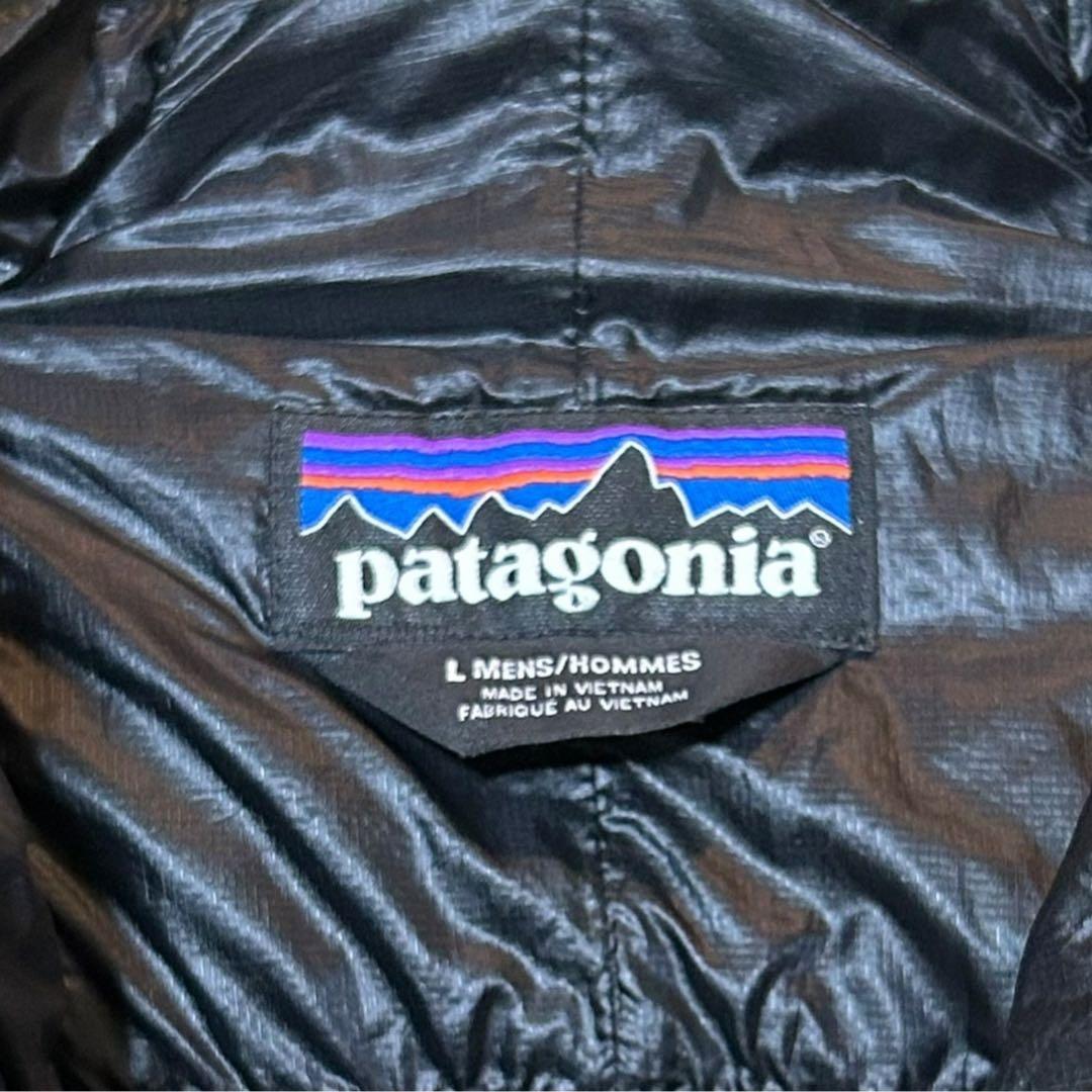 パタゴニア マイクロパフベスト メンズ L 黒 企業ロゴ ゴープコア アウトドア