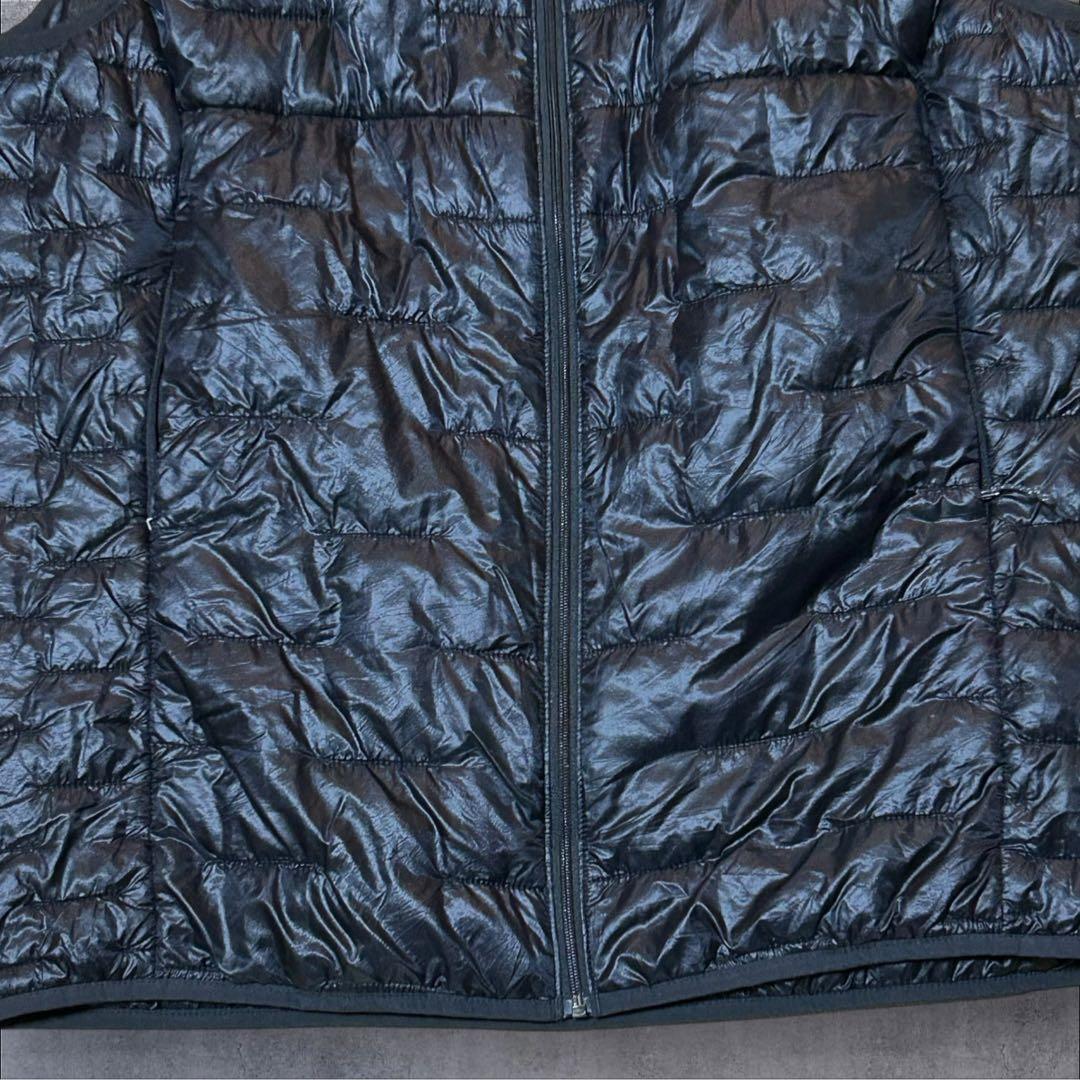 パタゴニア マイクロパフベスト メンズ L 黒 企業ロゴ ゴープコア アウトドア