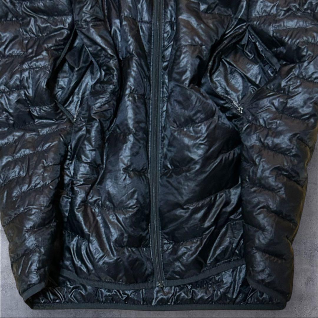 パタゴニア マイクロパフベスト メンズ L 黒 企業ロゴ ゴープコア アウトドア