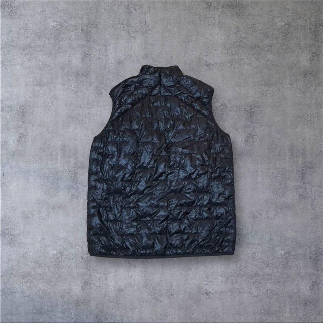 パタゴニア マイクロパフベスト メンズ L 黒 企業ロゴ ゴープコア アウトドア