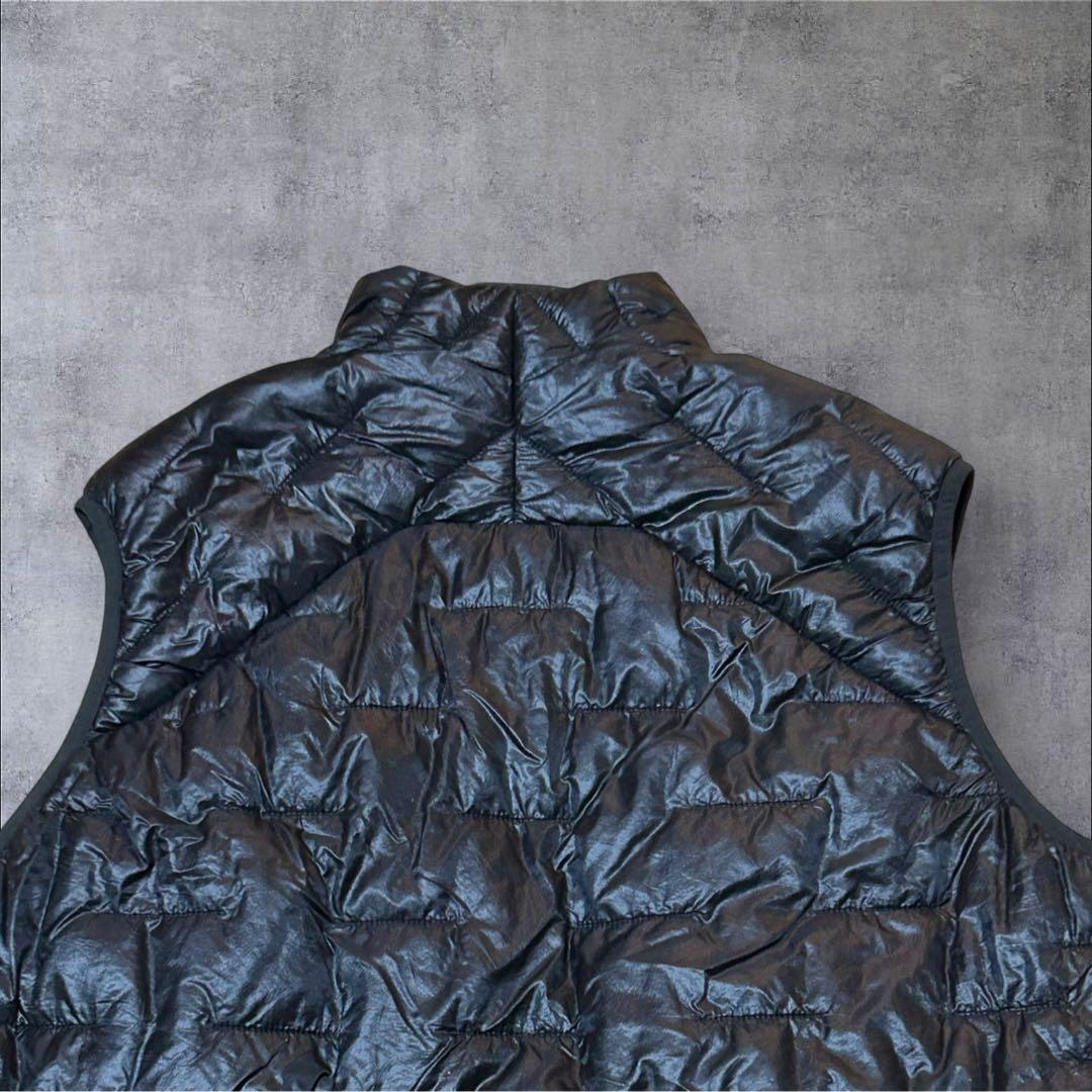 パタゴニア マイクロパフベスト メンズ L 黒 企業ロゴ ゴープコア アウトドア