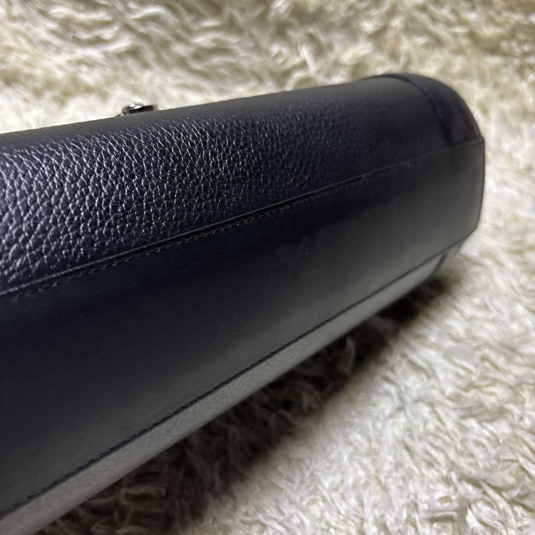 Burberrys フォーマル ハンドバッグ 筒形 ノバチェック 黒 ブラック