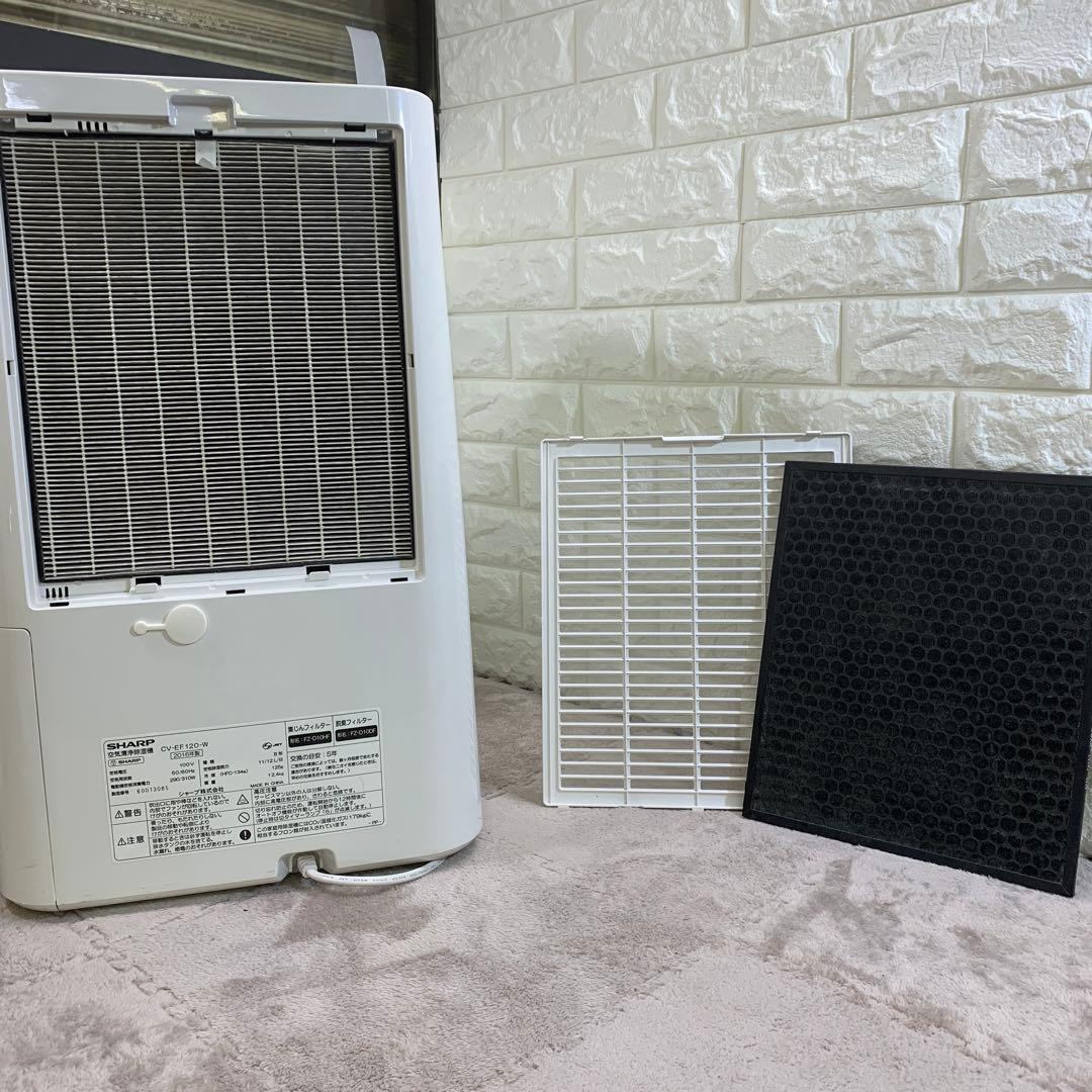 SHARP 空気清浄除湿機 CV-EF120-W 2016年製