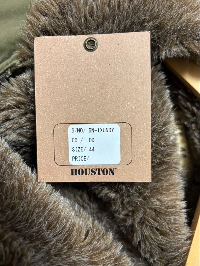 shake様　ヒューストンN-1 デッキ ジャケット オーバーダイ　サイズ44