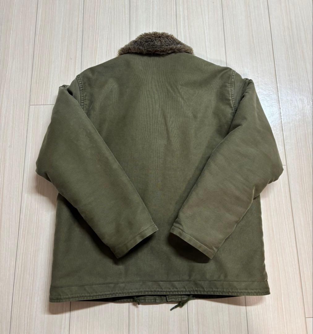 shake様　ヒューストンN-1 デッキ ジャケット オーバーダイ　サイズ44