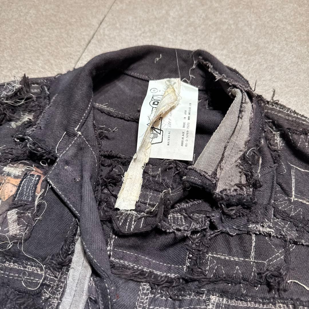 Anrealage ベスト　パッチワーク　ツギハギ　デニム　コレクション