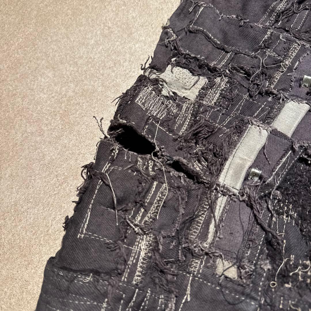 Anrealage ベスト　パッチワーク　ツギハギ　デニム　コレクション