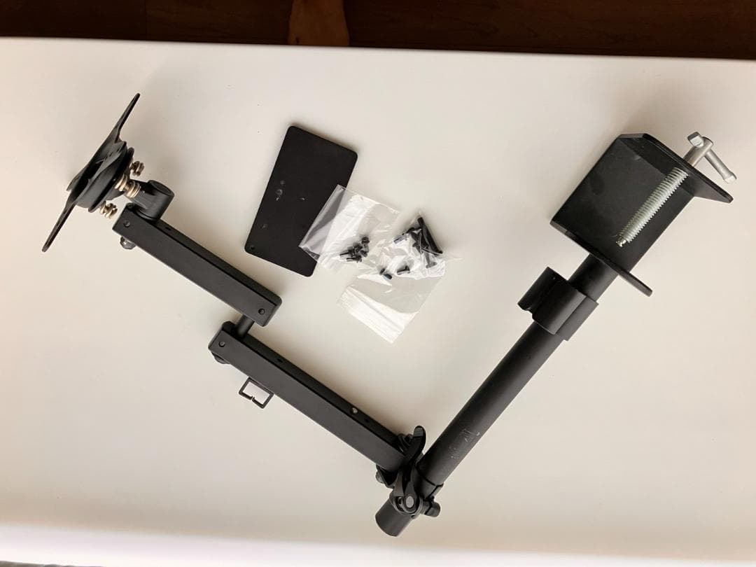 モニターアーム ブラック