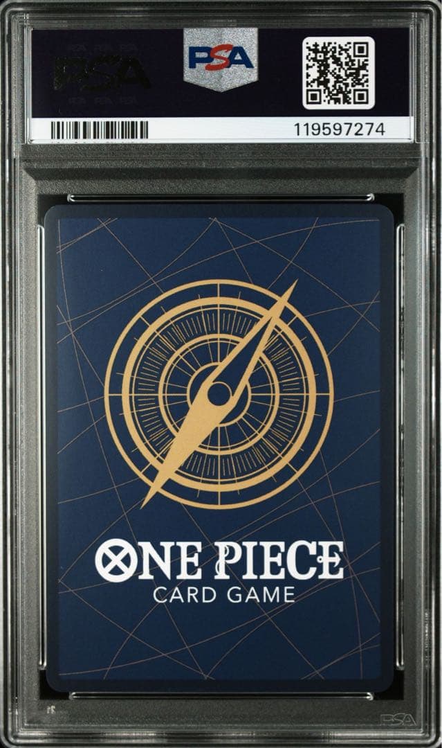 ワンピースカード 神速の拳 ルフィ コミックパラレル(コミパラ) PSA9