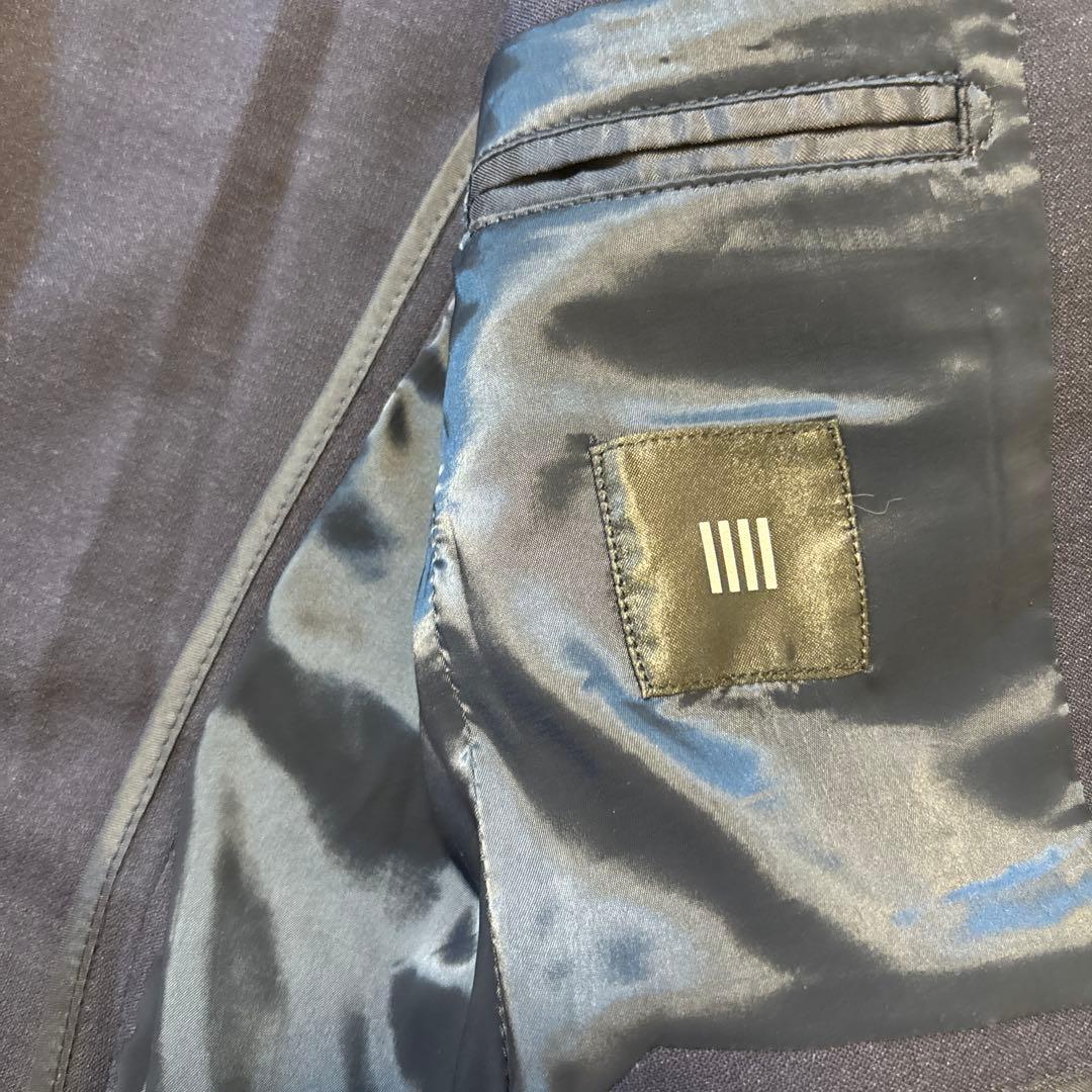 美品⭐️SUIT SELECT 4S セットアップ　ウォッシャブル　ネイビー　A4