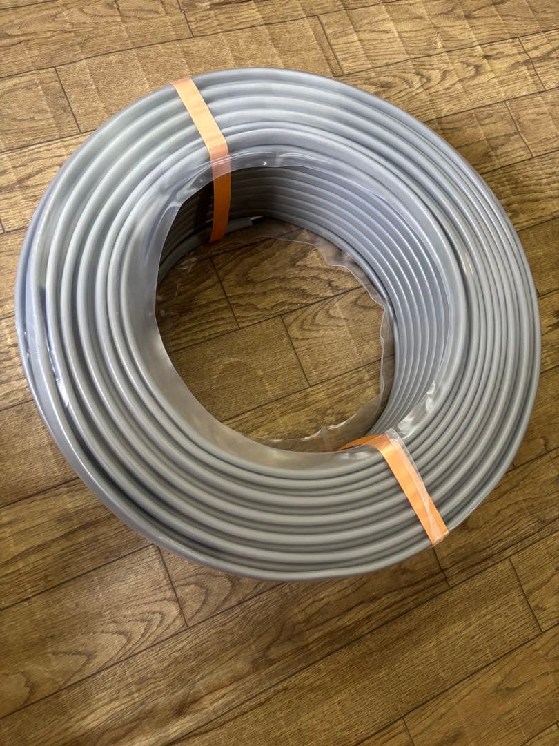新品　富士電線工業㈱　VVF2.0mm-3（VVF3×2.0)灰　赤白黒　1巻
