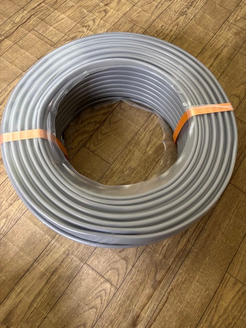 新品　富士電線工業㈱　VVF2.0mm-3（VVF3×2.0)灰　赤白黒　1巻