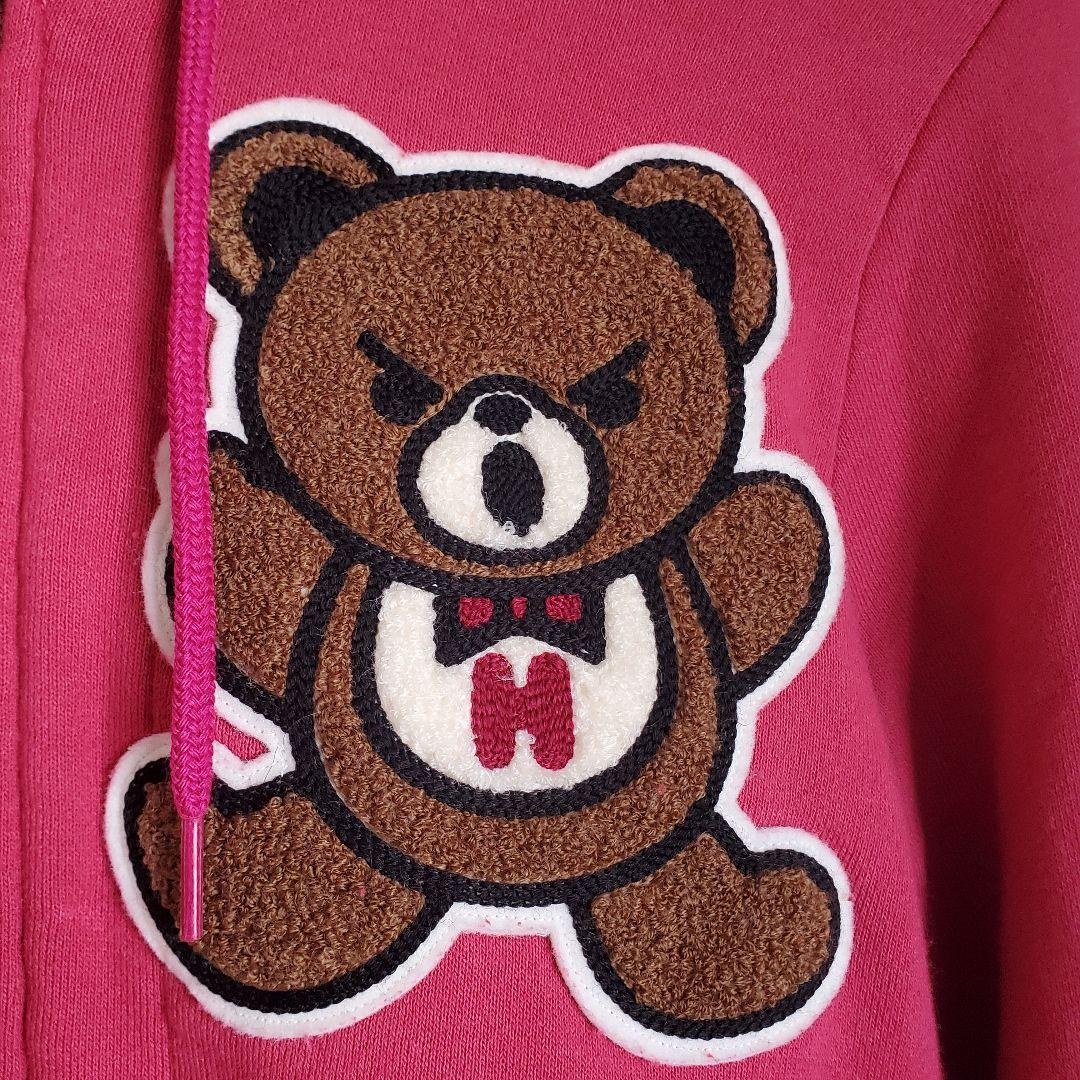 y2k 美品 00s HYSTERIC GLAMOUR ファックベア パーカー